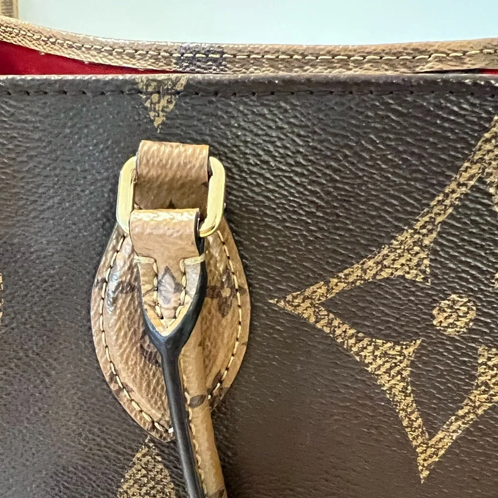Louis Vuitton Brown Monogram Giant Canvas Onthego Tote